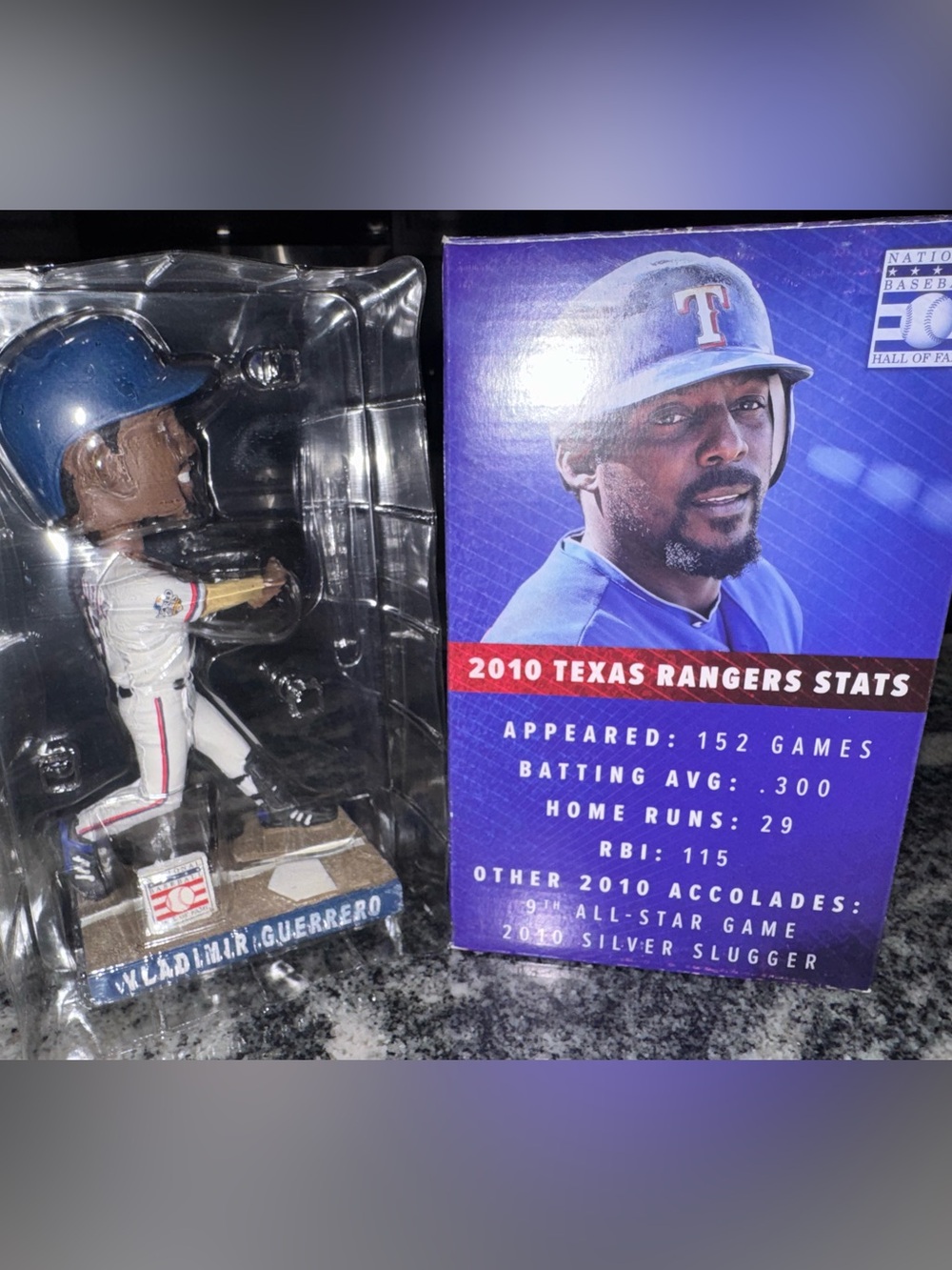 Vladimir Guerrero Jr. Texas Rangers Bobblehead - Blue/White